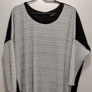 Two Tone Textured Top by Zenobia